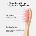 Kids Soft Bamboo Toothbrushes 2-Pack