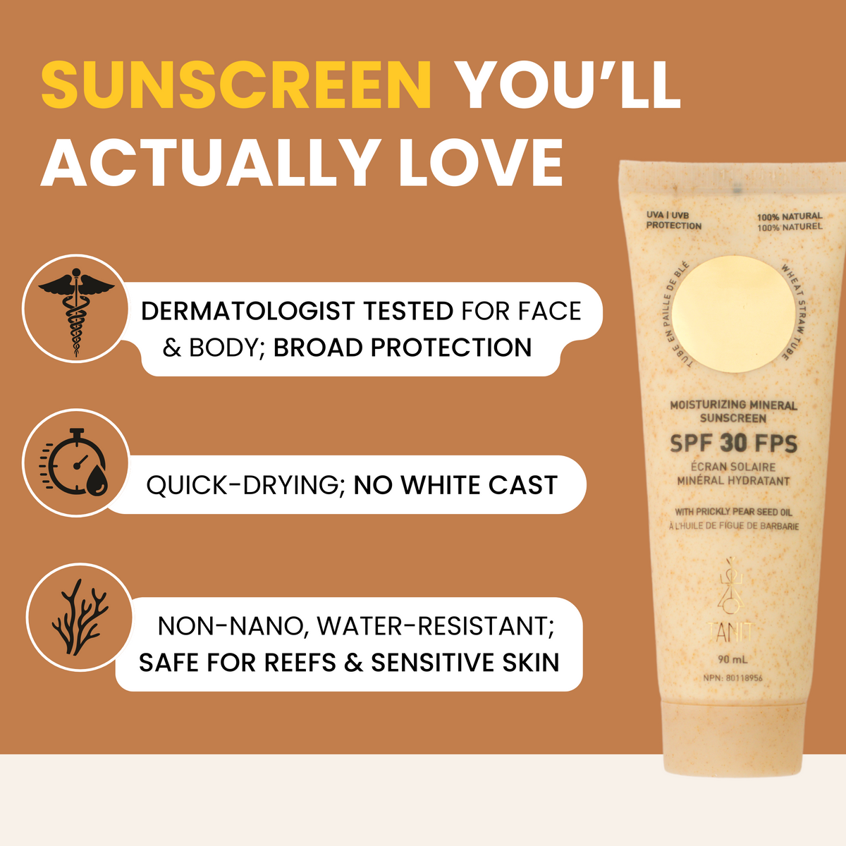 Moisturizing Mineral Sunscreen (SPF 30/50)