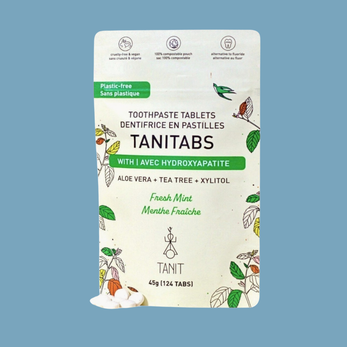 Dentifrice en pastilles Menthe Fraîche - Recharge