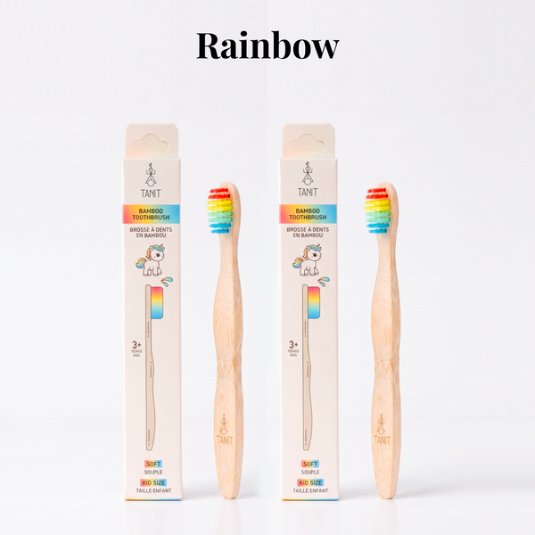 Kids Soft Bamboo Toothbrushes 2-Pack