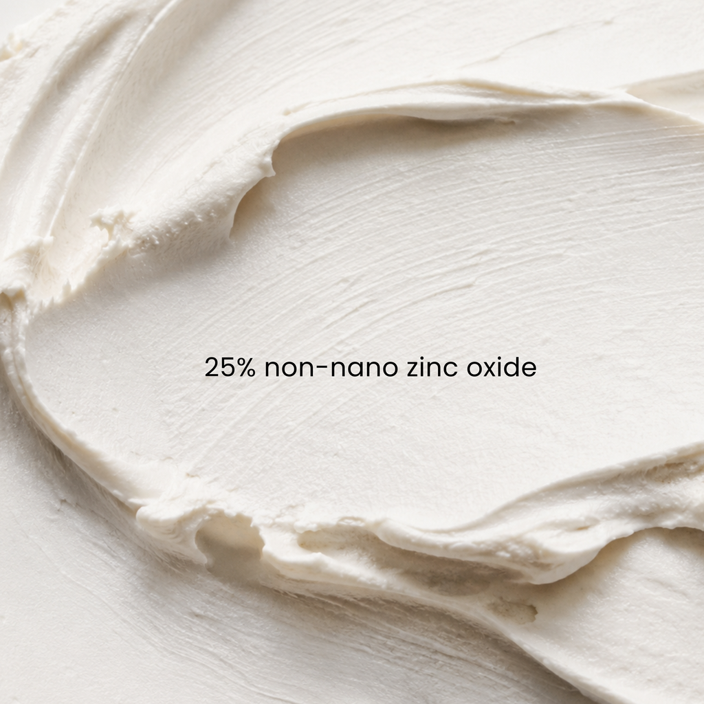 25% non-nano zinc oxide texture