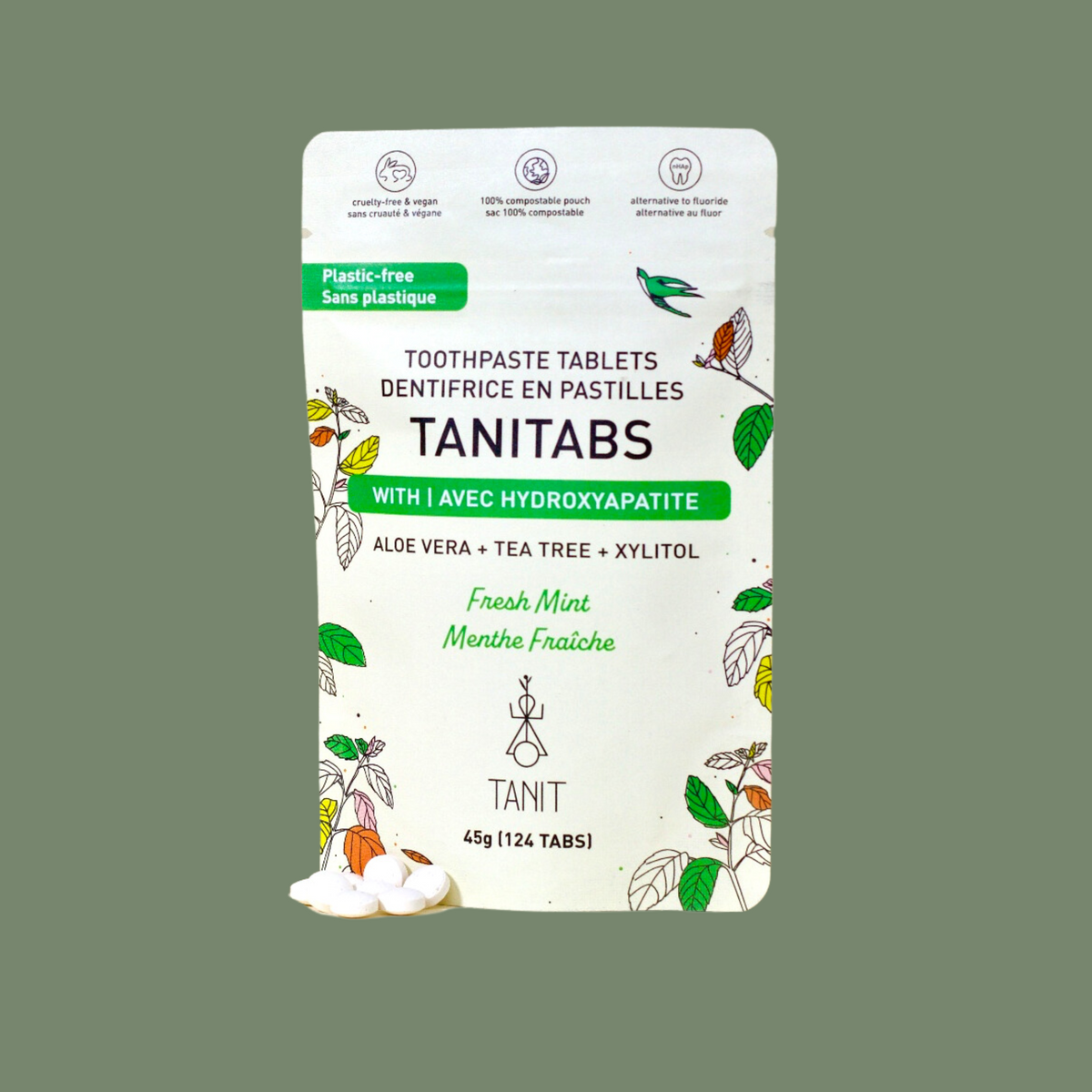 Dentifrice en pastilles Menthe Fraîche - Recharge